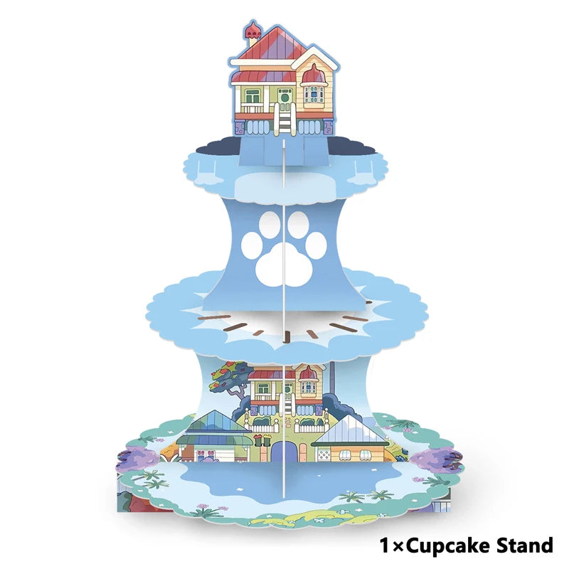Kit Completo Decoración Cumpleaños Perritos - Platos, Vasos, Servilletas y Manteles Fiesta Infantil