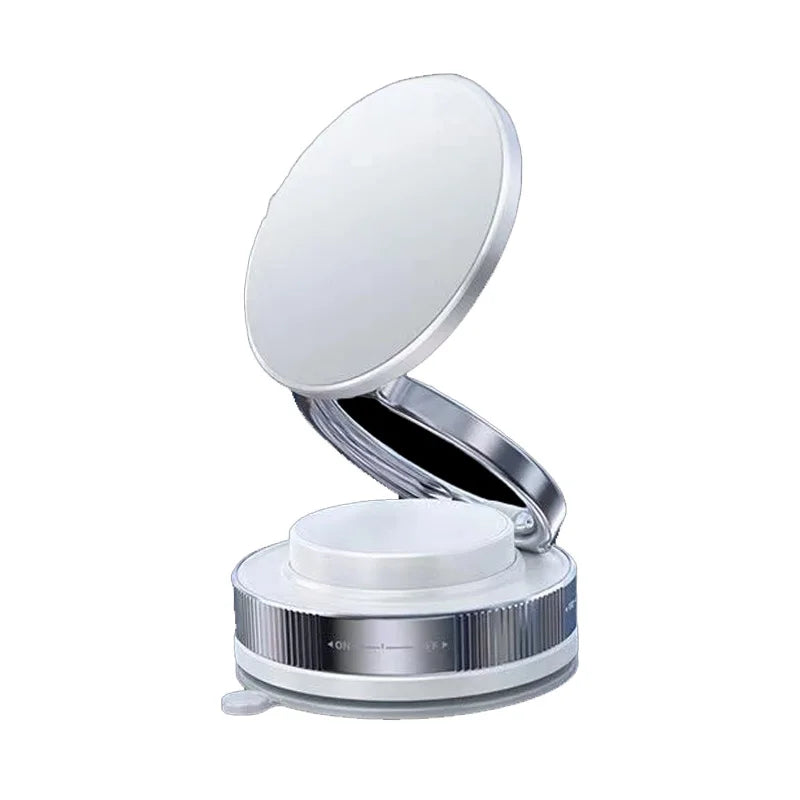 Soporte Magnético para Coche 360° - Plegable y Ajustable, con Ventosa para Coche/Espejo