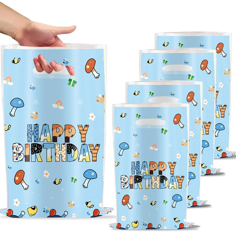 Kit Completo Decoración Cumpleaños Perritos - Platos, Vasos, Servilletas y Manteles Fiesta Infantil