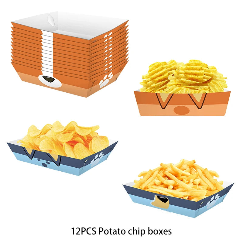Kit Completo Decoración Cumpleaños Perritos - Platos, Vasos, Servilletas y Manteles Fiesta Infantil